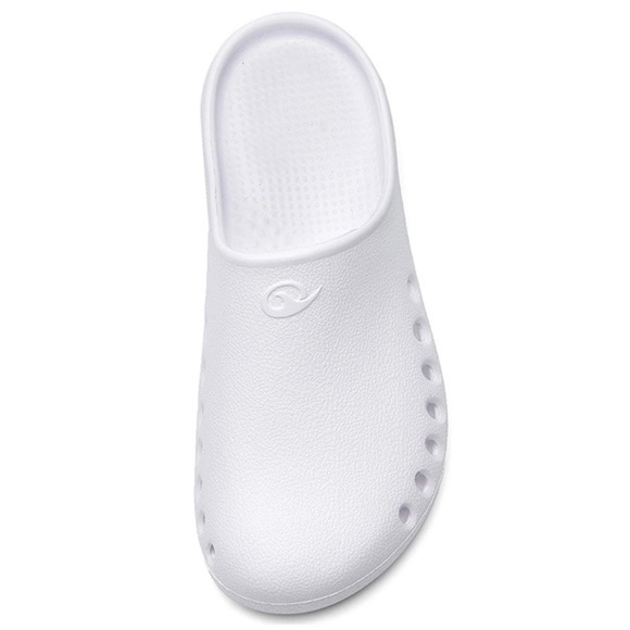 New White Unisex Garden Clog Sandals - Picture 6 of 7